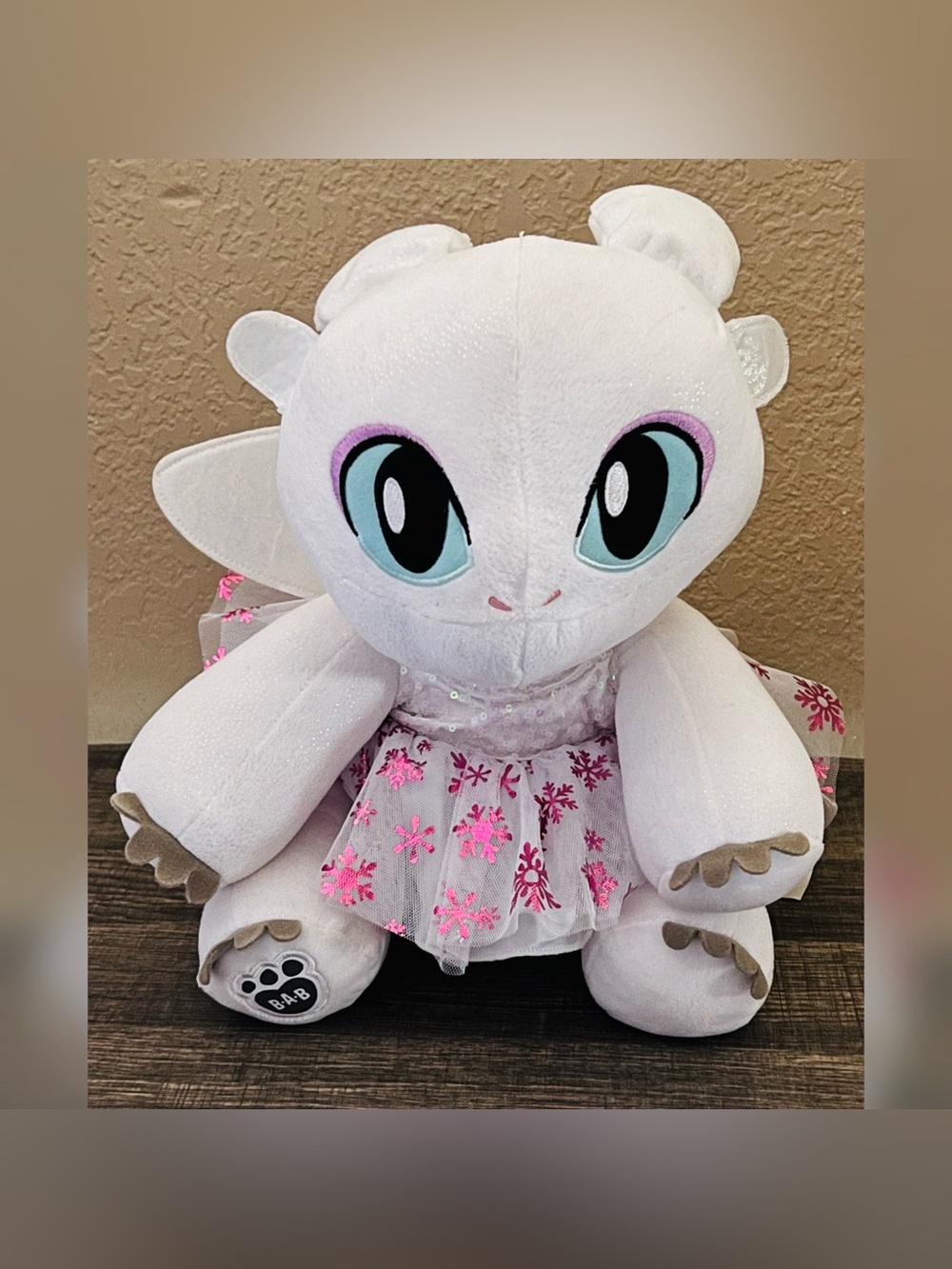 Build-A-Bear Workshop How To Train Your Dragon “Light Fury” Plush